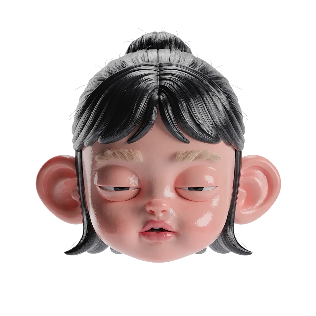 Bleached Brow character portrait