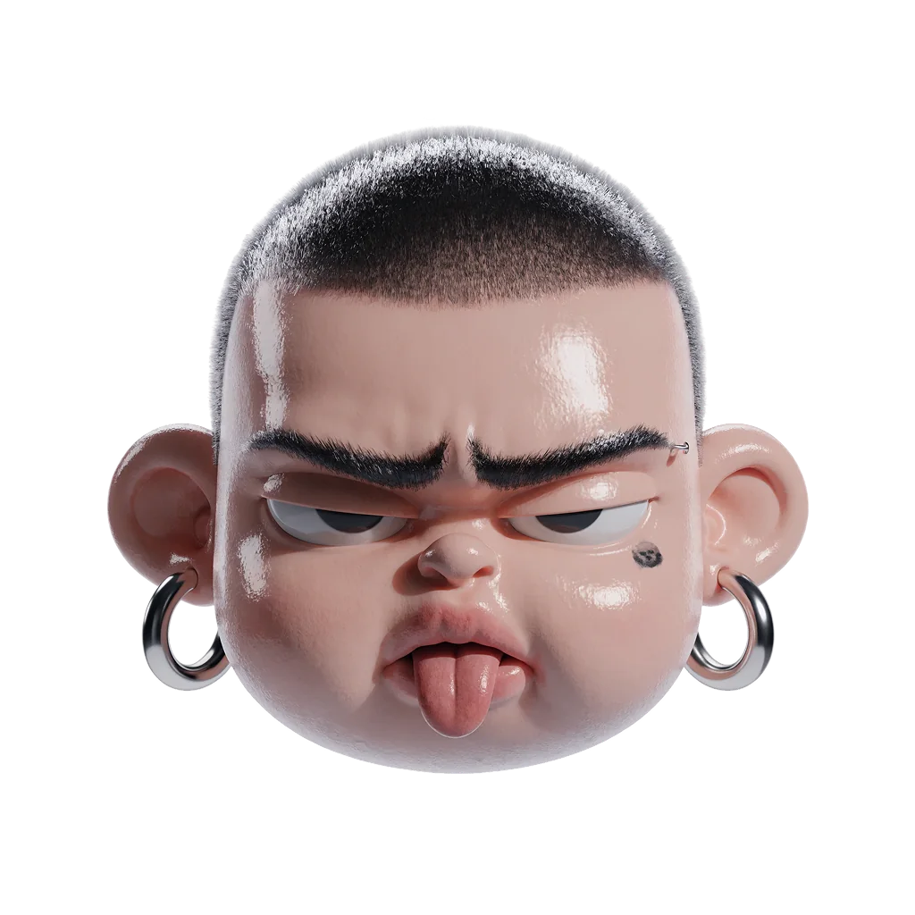 Buzzcut Brat alternate character portrait